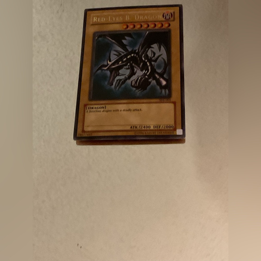 Yu-Gi-Oh! Red-Eyes B. Dragon Black SDJ-001 Ultra Rare - NM condition